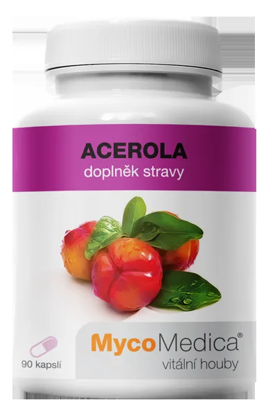 MycoMedica, Acerola v optimální koncentraci, 90 rostlinných kapslí