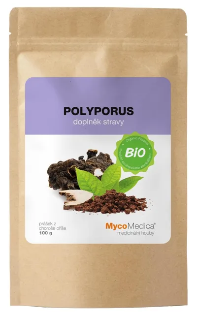 MycoMedica  BIO Polyporus - 100 g BIO prášku z plodnice