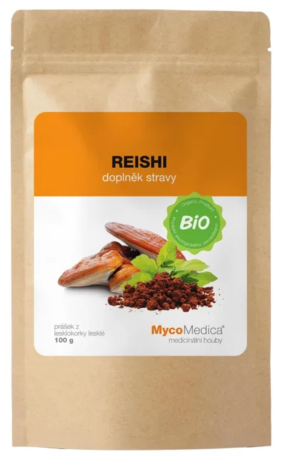 MycoMedica  BIO Reishi - 100 g BIO prášku z plodnice