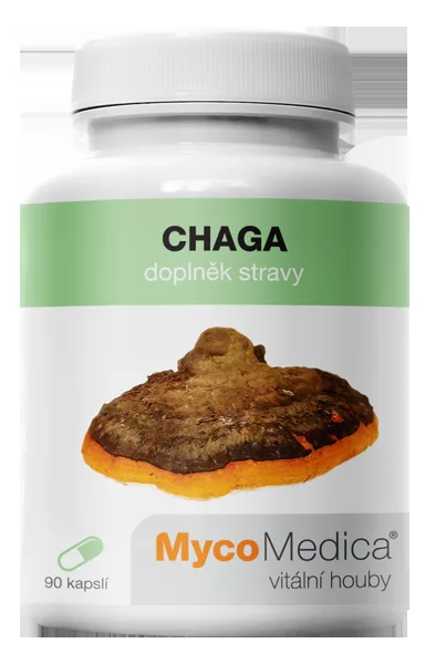 MycoMedica Chaga extrakt, 30 % polysacharidů a 4 % triterpenů, 90 rostlinných kapslí