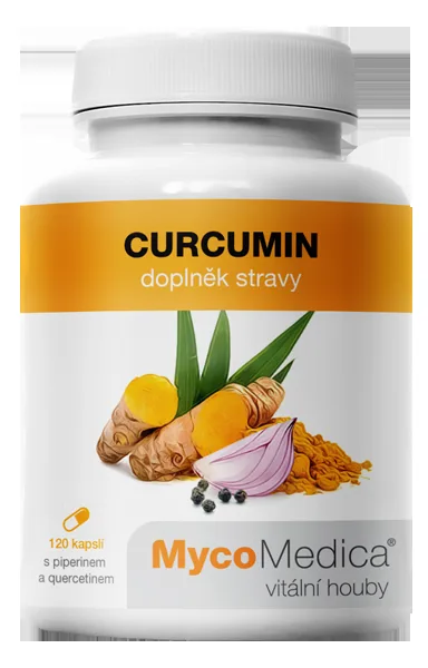 MycoMedica Curcumin, 120 rostlinných kapslí