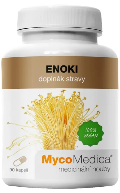MycoMedica  Enoki 90 rostlinných kapslí