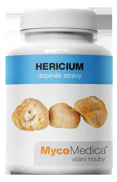 MycoMedica Hericium (Lion's Mane), 30 % polysacharidů, 90 rostlinných kapslí