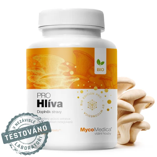 MycoMedica Hlíva PRO extrakt, 90 rostlinných kapslí