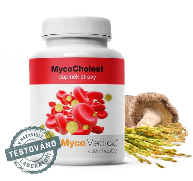 MycoMedica MycoCholest, 120 rostlinných kapslí