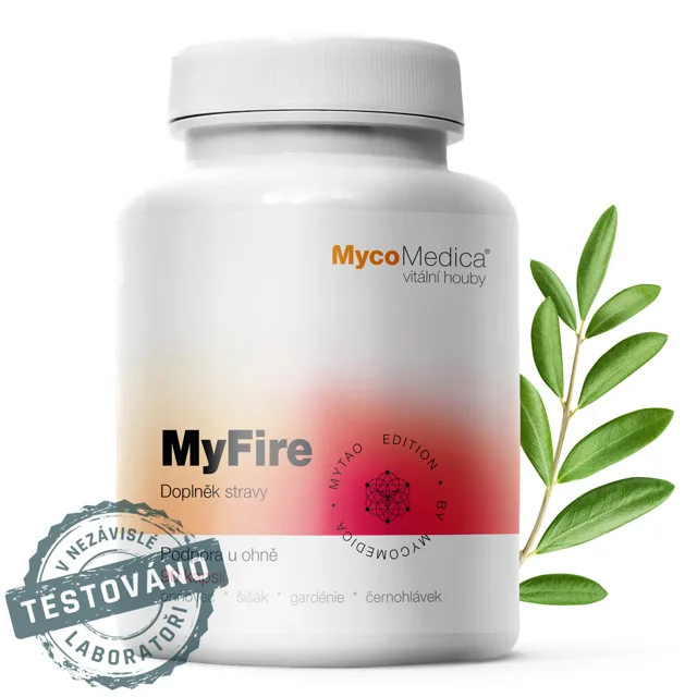 MycoMedica MyFire, směs hub a bylin, 90 rostlinných kapslí