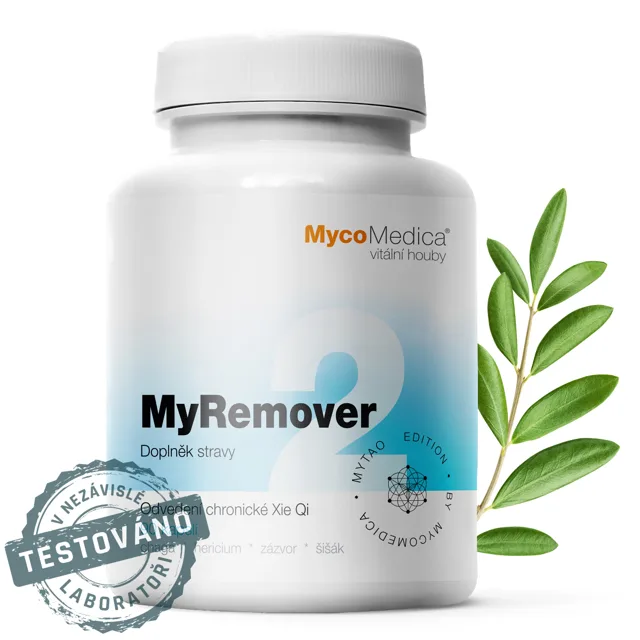 MycoMedica MyRemover 2, komplex hub a tradičních bylin, 90 rostlinných kapslí