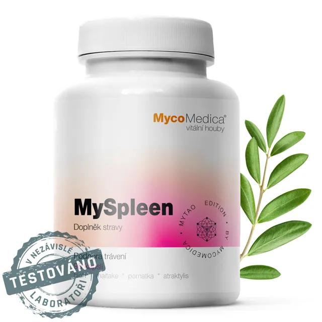 MycoMedica MySpleen, přírodní směs bylin a hub, 90 rostlinných kapslí