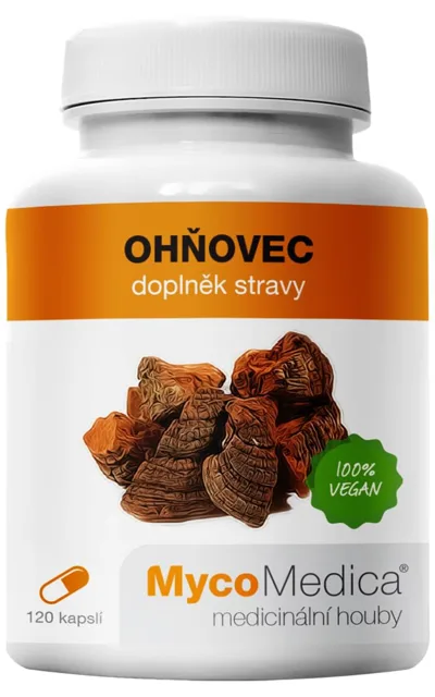 MycoMedica  Ohňovec  120 kapslí - vegan
