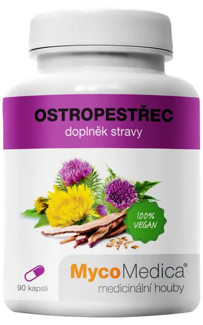 MycoMedica  Ostropestřec 90 kapslí - vegan