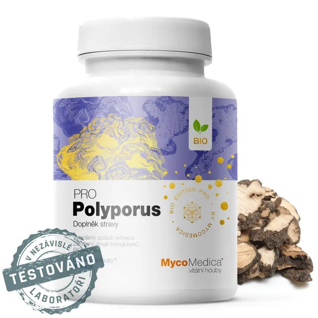 MycoMedica Polyporus PRO extrakt, 90 rostlinných kapslí