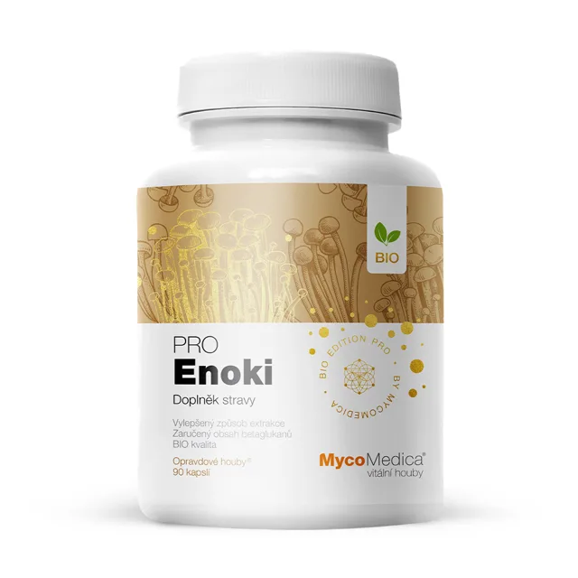 MycoMedica PRO Enoki 90 kapslí