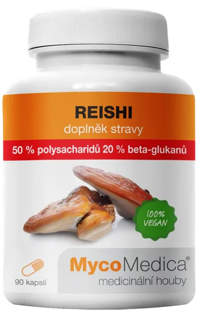 MycoMedica   Reishi 50 %  - 90 rostlinných kapslí