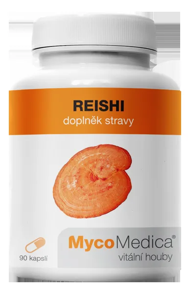MycoMedica Reishi Extrakt, 30 % polysacharidů a 4 % triterpenů, 90 rostlinných kapslí