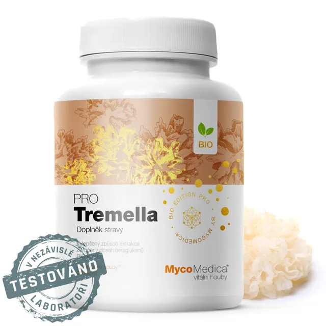 MycoMedica Tremella PRO extrakt, 90 rostlinných kapslí