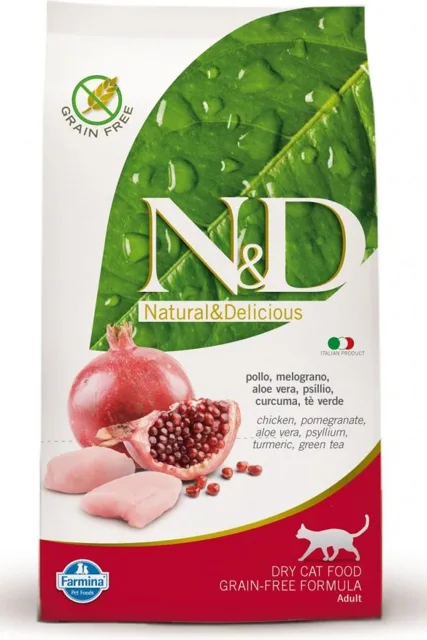 N&amp;D Cat Adult Chicken/pomegranate Grain-free - 300g