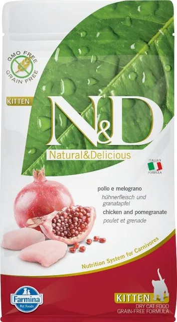 N&amp;D Cat Kitten Chicken/Pomegranate Grain-free - 300g