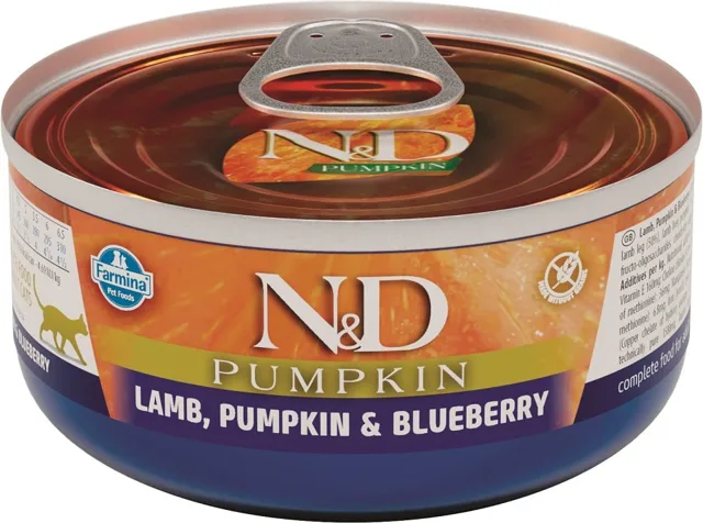 N&amp;D Cat lamb &amp; pumpkin &amp; blueberry 80g