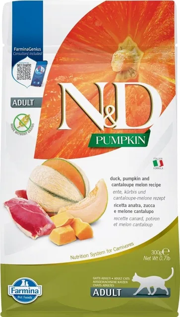 N&amp;D Cat Pumpkin Duck &amp; Cantaloupe Melon 300 g