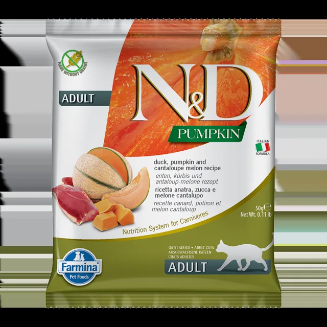 N&amp;D Cat Pumpkin Duck&amp;Cantaloupe Melon Adult 50g