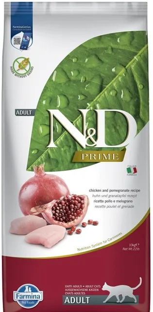N&amp;D Chicken &amp; Pomegranate Adult Cat 10 kg