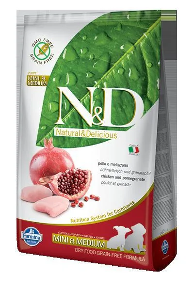 N&amp;D Dog Mini Puppy Chicken/Pomegranate Grain-free - 2,5kg
