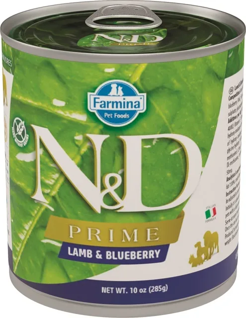 N&amp;D Dog Prime Adult Lamb &amp; Blueberry 285g