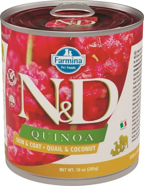 N&amp;D Dog QUINOA Quail &amp; Coconut 285g