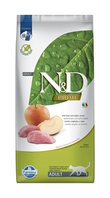 N&amp;D Grain Free Boar &amp; Apple Adult Cat 10 kg