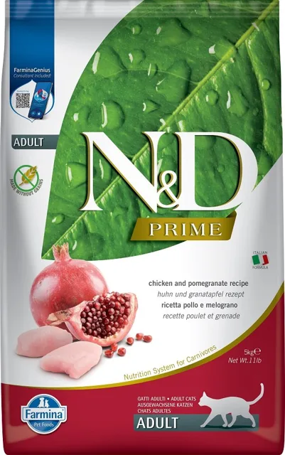 N&amp;D GrainFree Cat Adult Chicken &amp; Pomegranate 5 kg