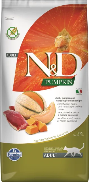 N&amp;D GrainFree Pumpkin Cat Duck &amp; Cantaloupe melon 5 kg