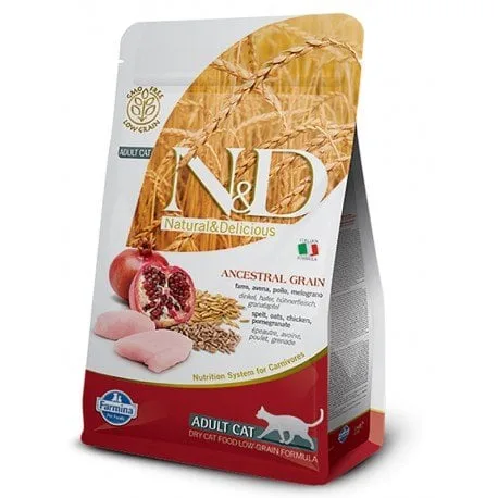 N&amp;D Low Grain Cat Adult Chicken &amp; Pomegranate 5 kg