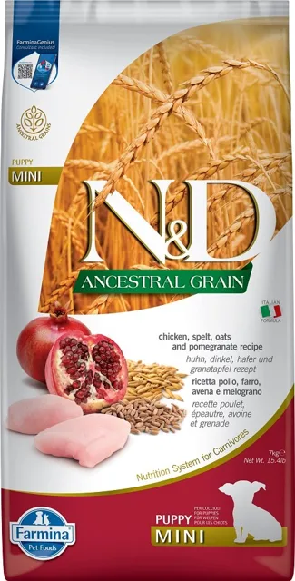 N&amp;D Low Grain Chicken &amp; Pomegranate Mini Puppy 7 kg