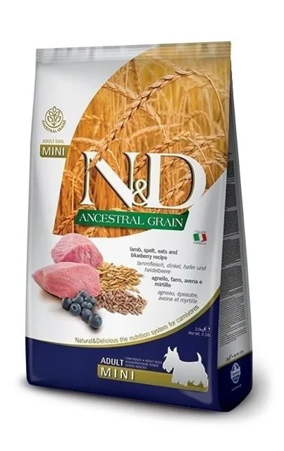 N&amp;D Low Grain Dog Adult Mini Lamb &amp; Blueberry 2.5 kg