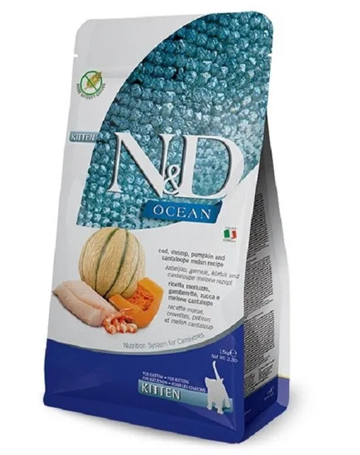 N&amp;D Ocean Cat Kitten cod, shrimp, pumpkin &amp; cantaloupe melon 50 g