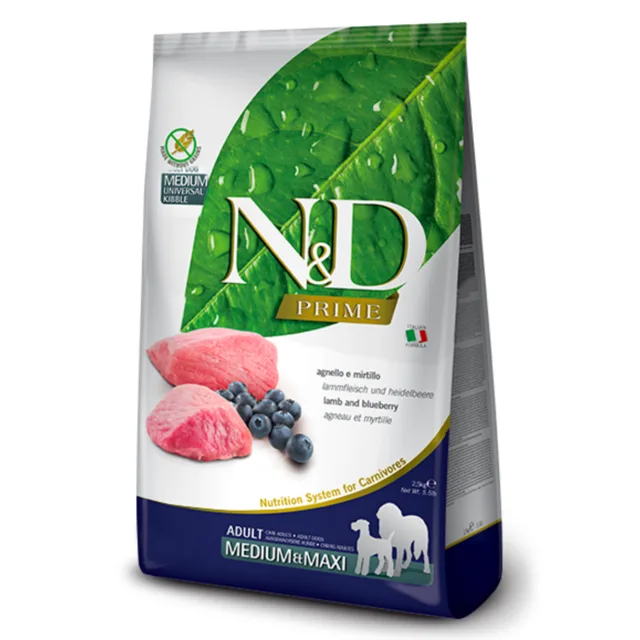 N&amp;D Prime Dog Adult Medium/Large Lamb/Blueberry - 12kg