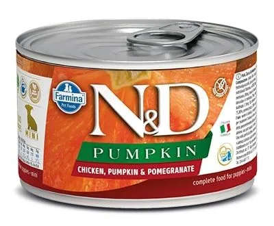 N&amp;D Pumpkin Mini Puppy Chicken/Pomegranate Grain-free - 140g