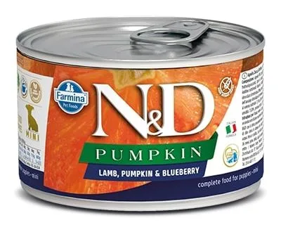 N&amp;D Pumpkin Mini Puppy Lamb/Blueberry Grain-free - 140g