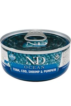 N&d Cat Ocean Adult Tuna & Cod & Shrimp & Pumpkin 70g