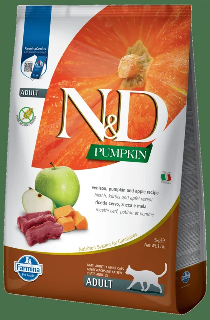 N&D Cat Pumpkin Adult Venison&Apple 5kg
