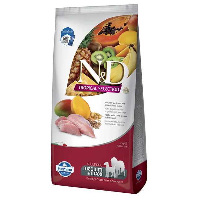 N&D Dog Tropical Selection s kuřecím masem - výhodné balení: 2 x 10 kg