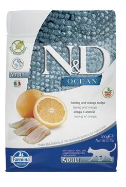 N&d Ocean Cat Adult Herring & Orange 300g
