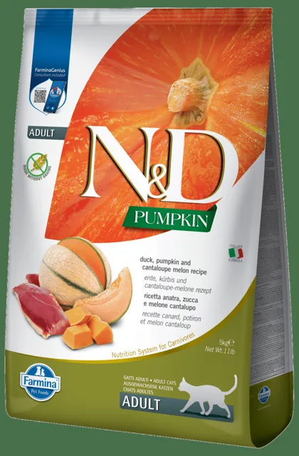 N&D Pumpkin Cat Adult Duck & Cantaloupe melon 5kg