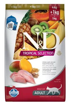 N&d Tropical Selection Cat Adult Chicken 4 1kg