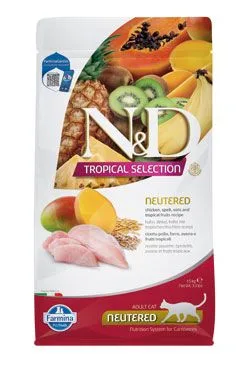 N&d Tropical Selection Cat Neutered Chicken 1,5kg