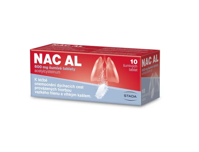 NAC AL 600 mg 10 šumivých tablet
