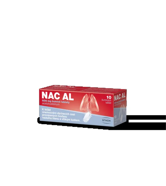 Nac AL 600 Šumivé tablety por.tbl.eff. 10 x 600 mg