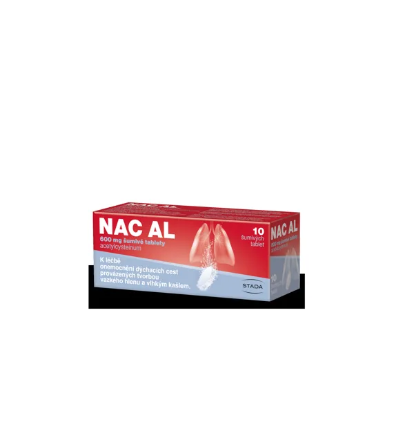 NAC AL 600mg 10 šumivých tablet