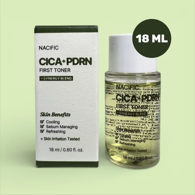 NACIFIC - Cica PDRN First Toner - Zklidňující tonikum s Cica a PDRN - 18 ml
