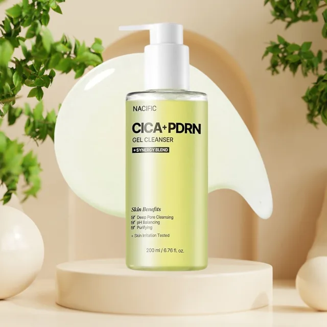 NACIFIC -  Cica PDRN Gel Cleanser - Čisticí gel s Cica a PDRN - 200 ml